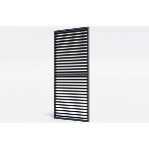 Brise soleil paroi ajourée à lame orientable en aluminium - Anthracite - BSO 9720