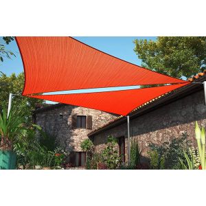 Voile d'ombrage imperméable 220g/m² - 3 x 4 x 5 m - Haute densité - Tissu déperlant - SUNNY INCH