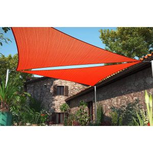 Voile d'ombrage imperméable 220g/m² - 3 x 4 x 5 m - Haute densité - Tissu déperlant - SUNNY INCH