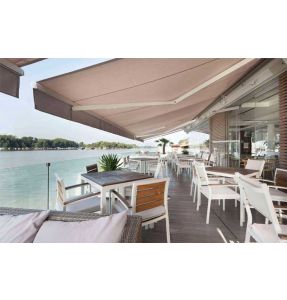 Store banne monobloc sans coffre sur mesure - Saturne 2200 - Sunny Inch