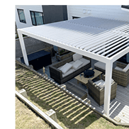 pergola en aluminium avec structure renforcé sunny inch