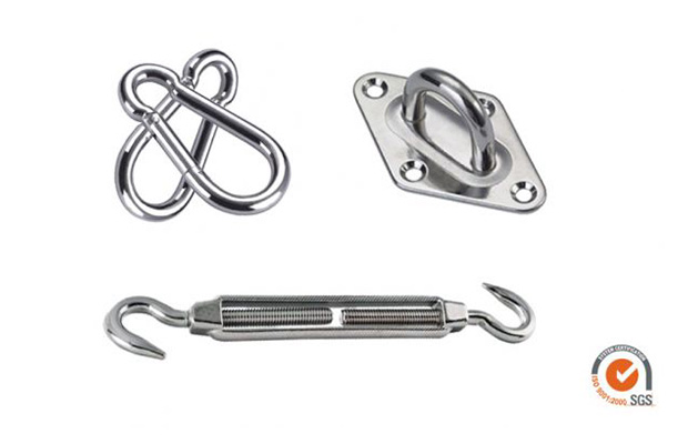 kit de fixation pour voile d'ombrage