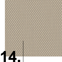 Tissu micro perforé screen 10% non feu pour store enrouleur intérieur vertical sunny inch