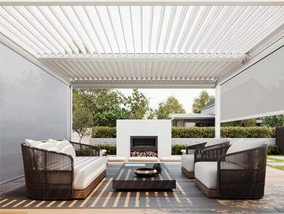 store vertical zip extérieur anti chaleur conçu pour pergola sunny inch