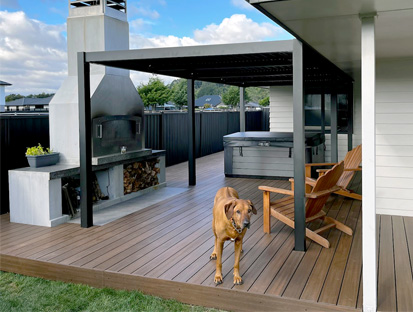 pergola aluminium à toit plat sunny inch