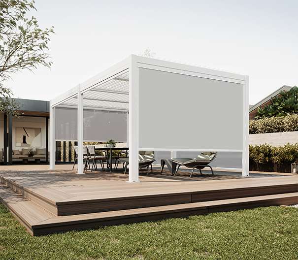 Store pergola avec coulisse zip sunny inch