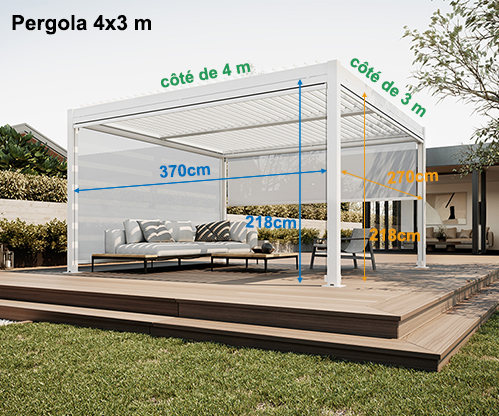 mesure pour store vertical pergola vénus 1962 sunny inch 
