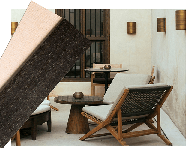 Store intérieur à lame orientable textures Vintage sunny inch